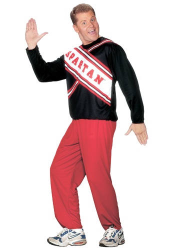 Click Here to buy Mens Spartan Cheerleader Costume from HalloweenCostumes, CDN Funds & Shipping