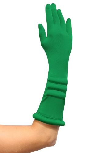 Green Superhero Gloves for Women