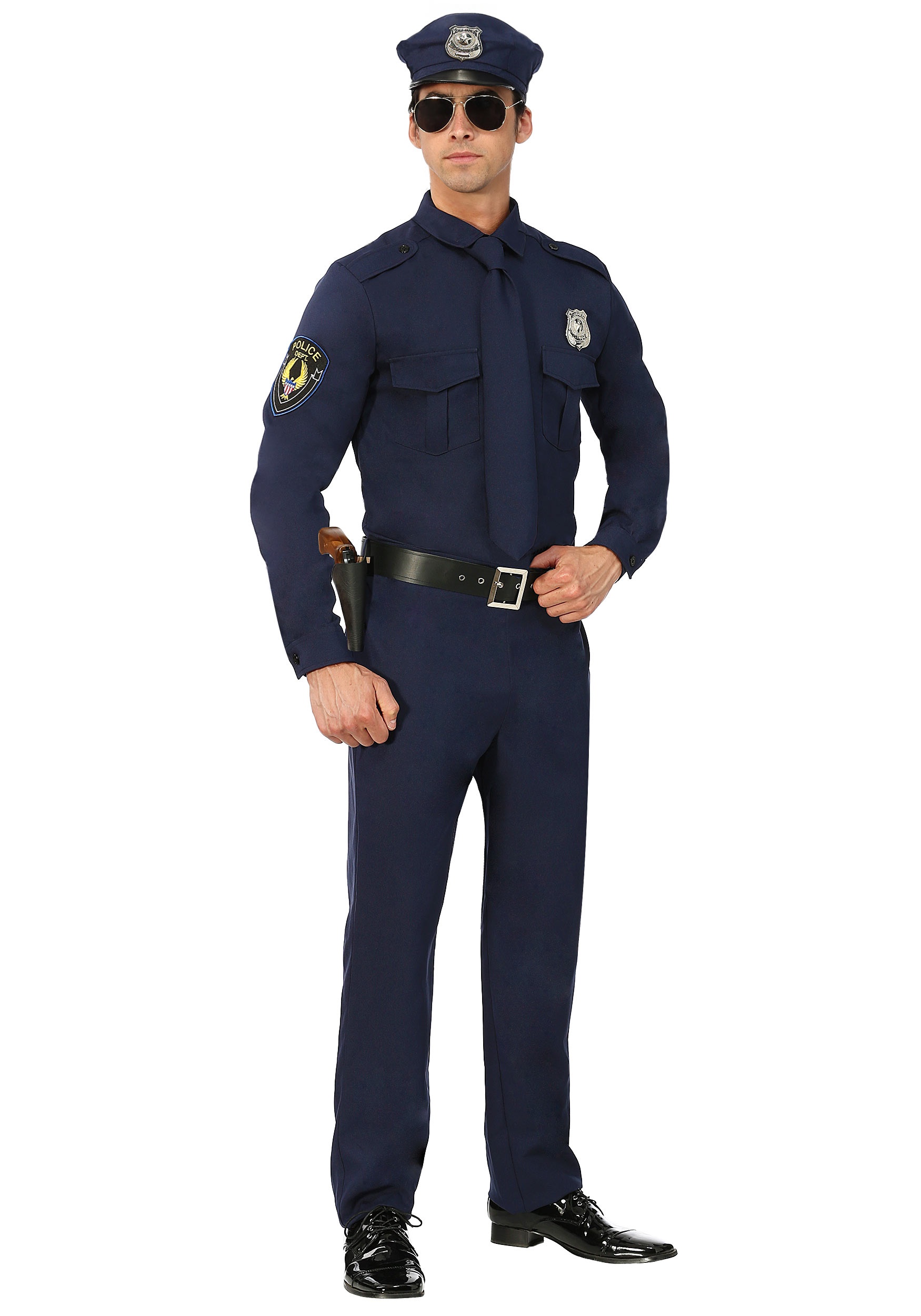 Plus Size Cop Costume for Men