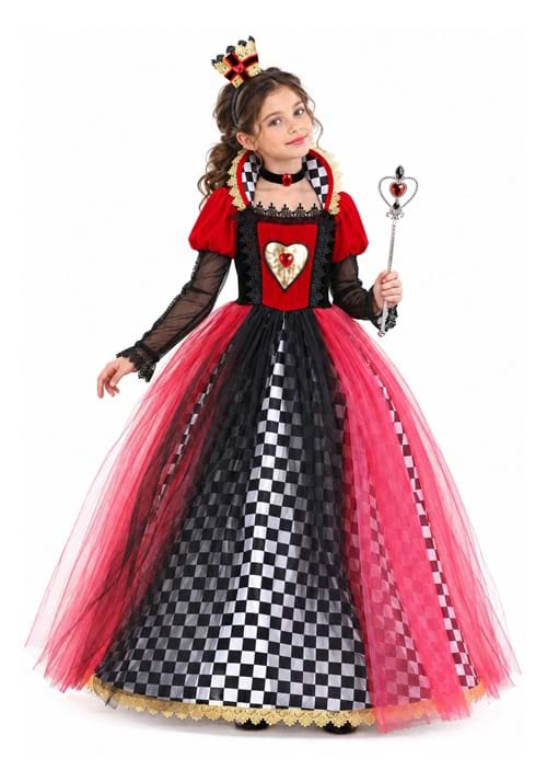 Girl's Ravishing Queen of Hearts Costume upd