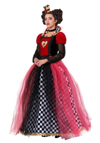 Click Here to buy Ravishing Queen of Hearts Womens Costume from HalloweenCostumes, CDN Funds & Shipping