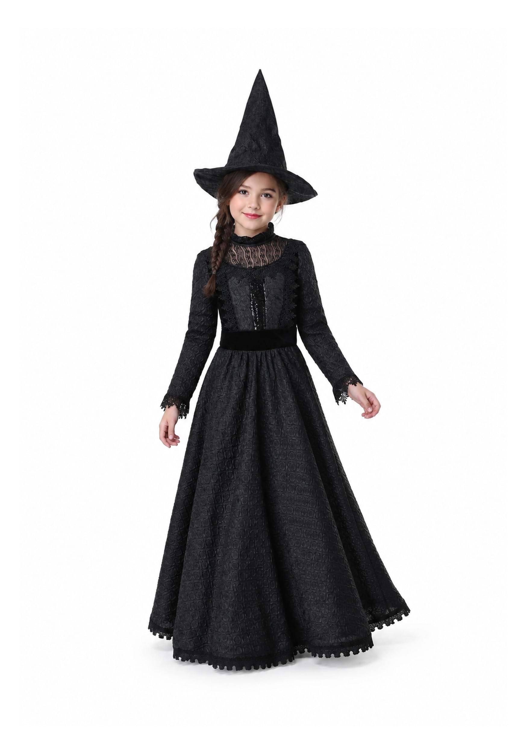Deluxe Dark Witch Costume for Girls