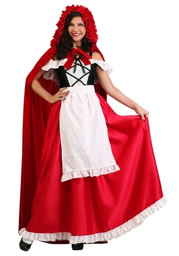 Click Here to buy Plus Size Deluxe Red Riding Hood Costume from HalloweenCostumes, CDN Funds & Shipping
