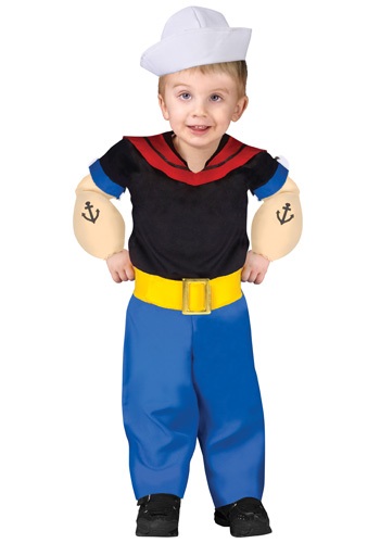 Click Here to buy Toddler Popeye Costume from HalloweenCostumes, CDN Funds & Shipping