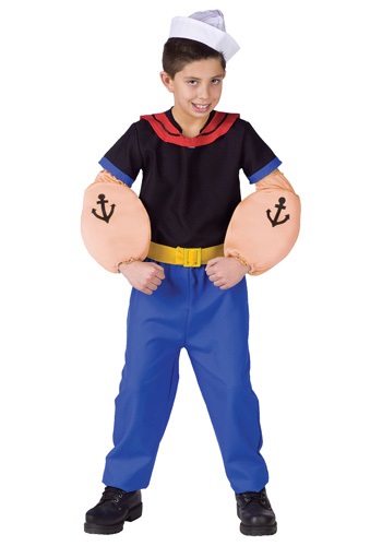 Click Here to buy Kids Popeye Costume from HalloweenCostumes, CDN Funds & Shipping