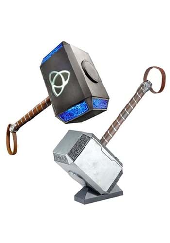 Click Here to buy Marvel Legends Thor Mjolnir Hammer Electronic Prop Accessory from HalloweenCostumes, CDN Funds & Shipping