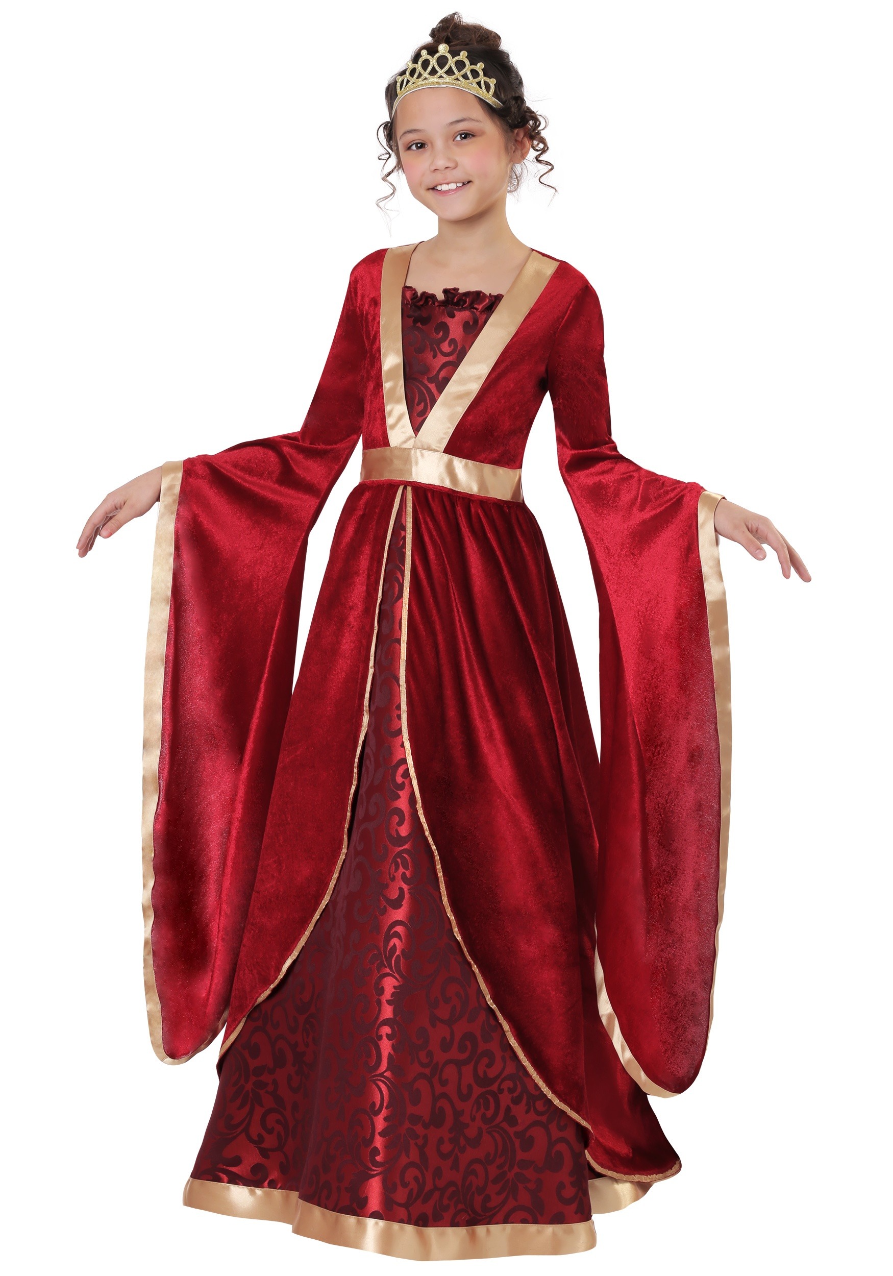 Child Renaissance Maiden Costume , Historical Costumes