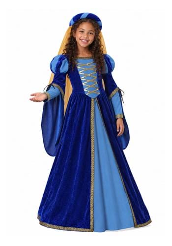 Girl's Renaissance Queen Costume new