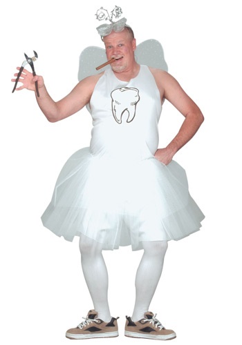 Click Here to buy Mens Tooth Fairy Costume from HalloweenCostumes, CDN Funds & Shipping