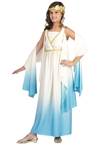 Click Here to buy Kids Greek Goddess Costume | Girls Decade Costumes from HalloweenCostumes, CDN Funds & Shipping