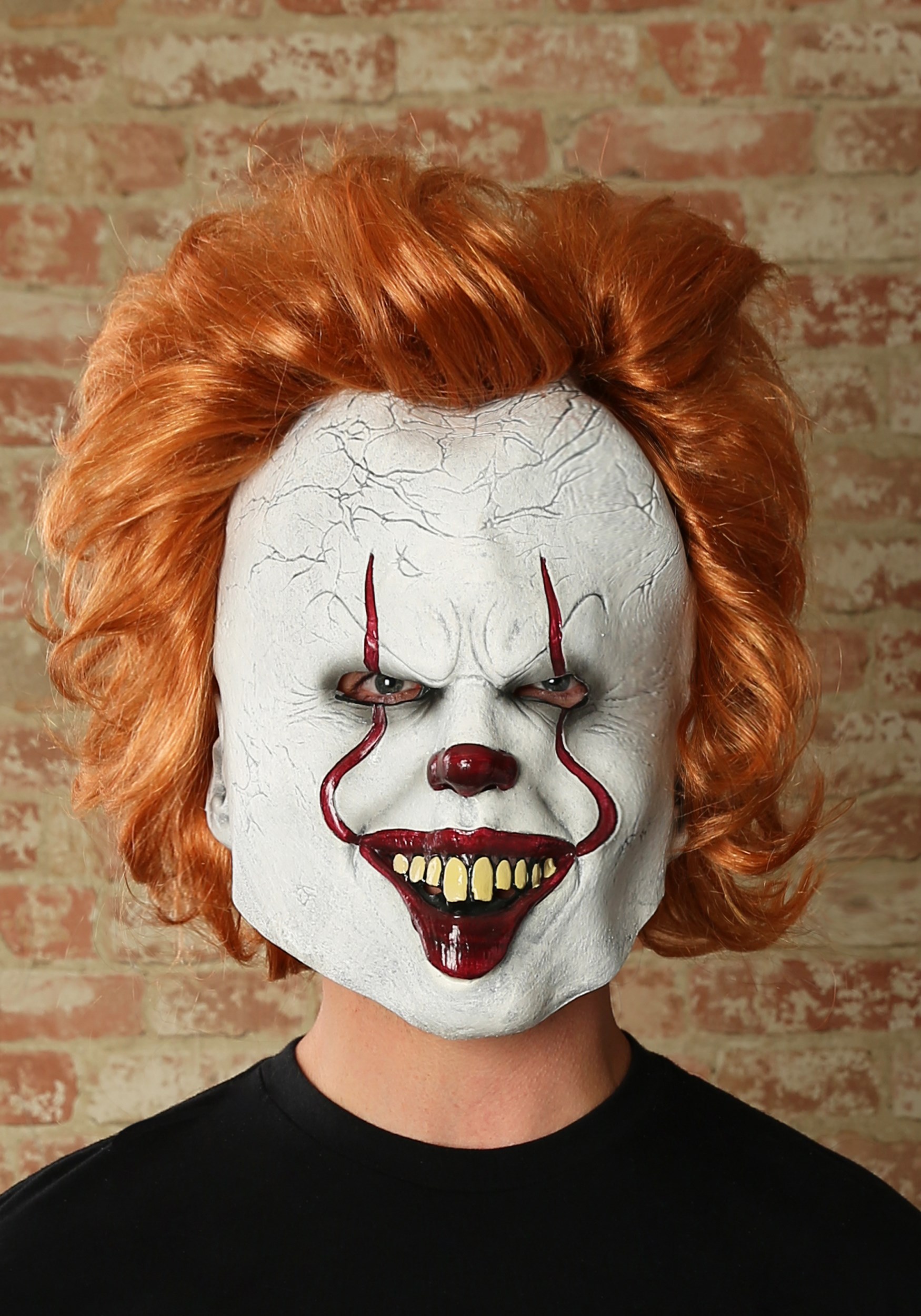 IT Movie Pennywise Deluxe Mask for Adults
