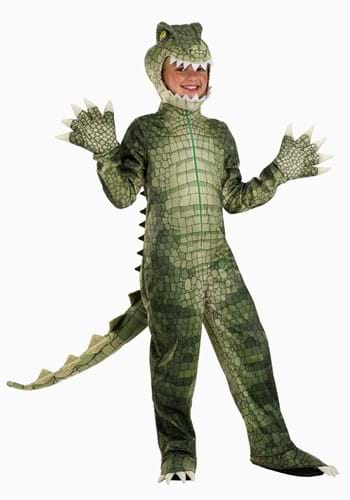 Dangerous Alligator Costume for Children Alt 1