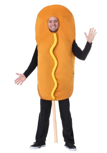 Click Here to buy Corndog Costume for Adults from HalloweenCostumes, CDN Funds & Shipping