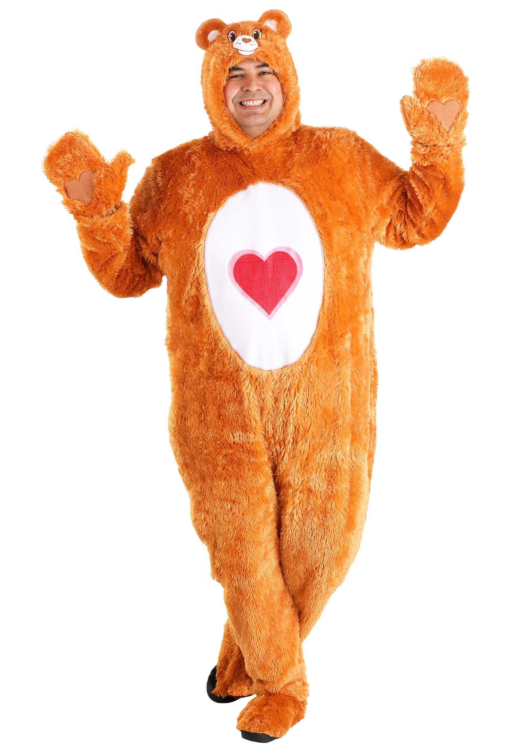 Adult Plus Size Retro Tenderheart Care Bears Costume