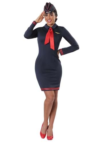 Workin the Skies Flight Attendant for Women Costume