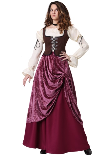 Click Here to buy Womens Plus Size Tavern Wench Costume from HalloweenCostumes, CDN Funds & Shipping