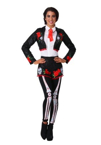 Click Here to buy Womens Day of the Dead Mariachi Costume from HalloweenCostumes, CDN Funds & Shipping