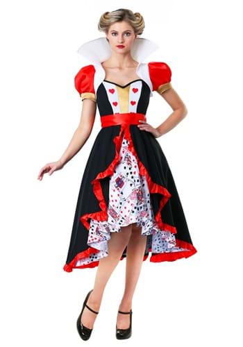 Click Here to buy Flirty Queen of Hearts Womens Costume from HalloweenCostumes, CDN Funds & Shipping