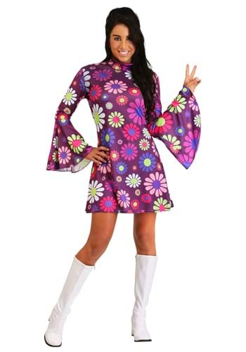 Adult Groovy Flower Power Costume