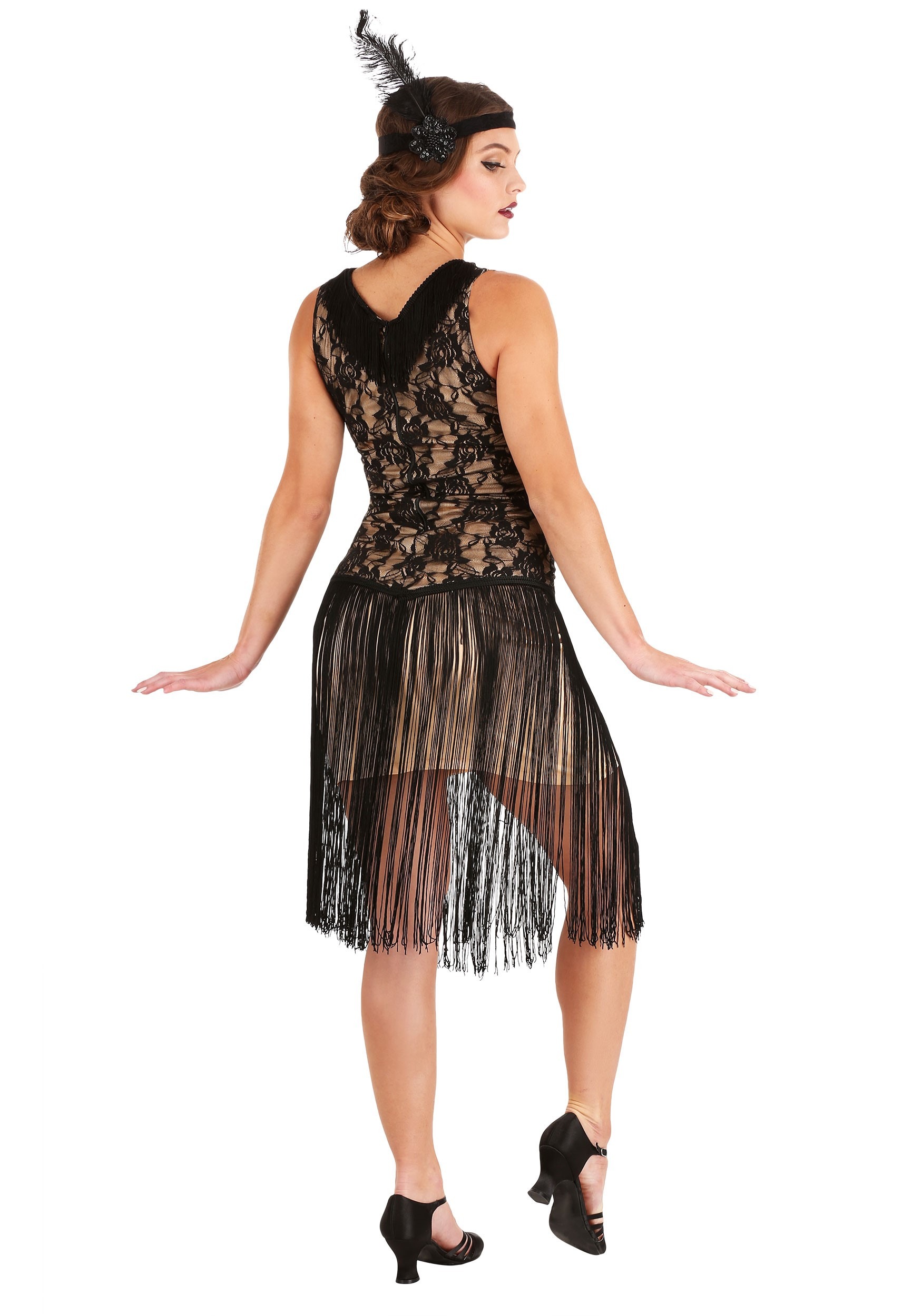 Plus Size Speakeasy Flapper Costume For Women 1X 2X