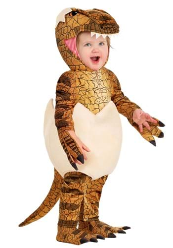 Click Here to buy Velociraptor Costume for Babies | Toddler Dinosaur Costume from HalloweenCostumes, CDN Funds & Shipping