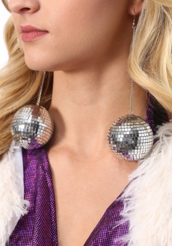 1960s Mod Disco Ball Earrings