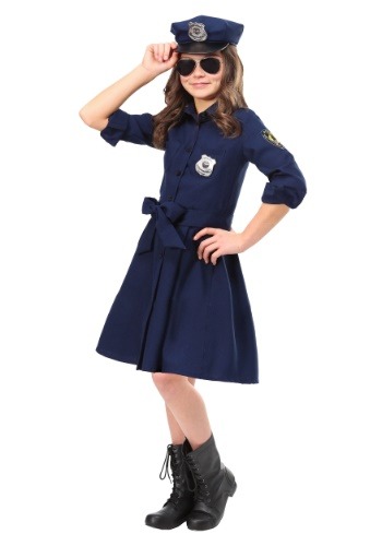 Girl's Helpful Police Officer Costume