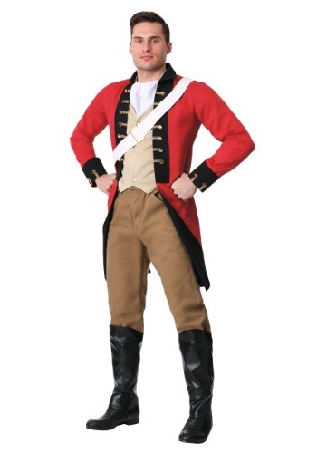 Click Here to buy Mens British Redcoat Costume | Historical Costumes from HalloweenCostumes, CDN Funds & Shipping