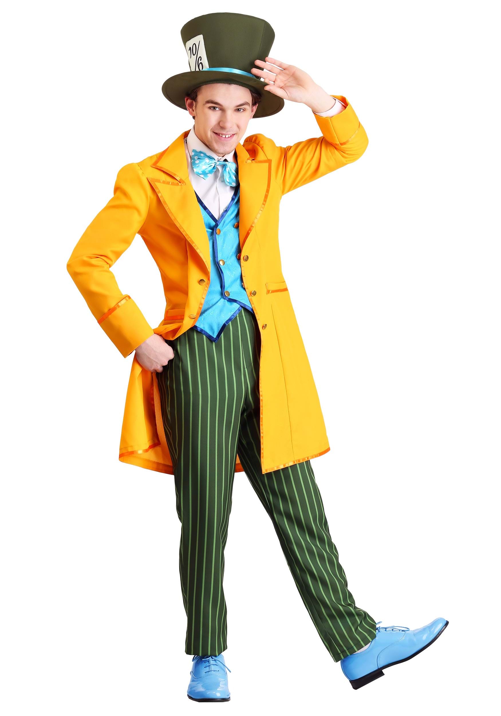 Wacky Mad Hatter Costume for Adults