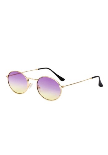 Click Here to buy Gold Rim Glasses w/ Purple Fade from HalloweenCostumes, CDN Funds & Shipping
