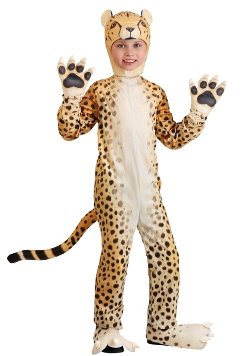 Child Cheerful Cheetah Costume