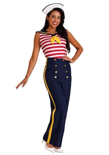 Click Here to buy Perfect Pin Up Sailor Womens Costume from HalloweenCostumes, CDN Funds & Shipping