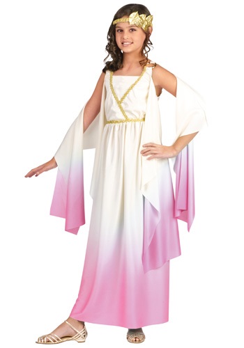 Click Here to buy Athena Goddess Girls Costume from HalloweenCostumes, CDN Funds & Shipping