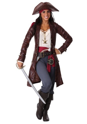Women's Pretty Pirate Captain Costume