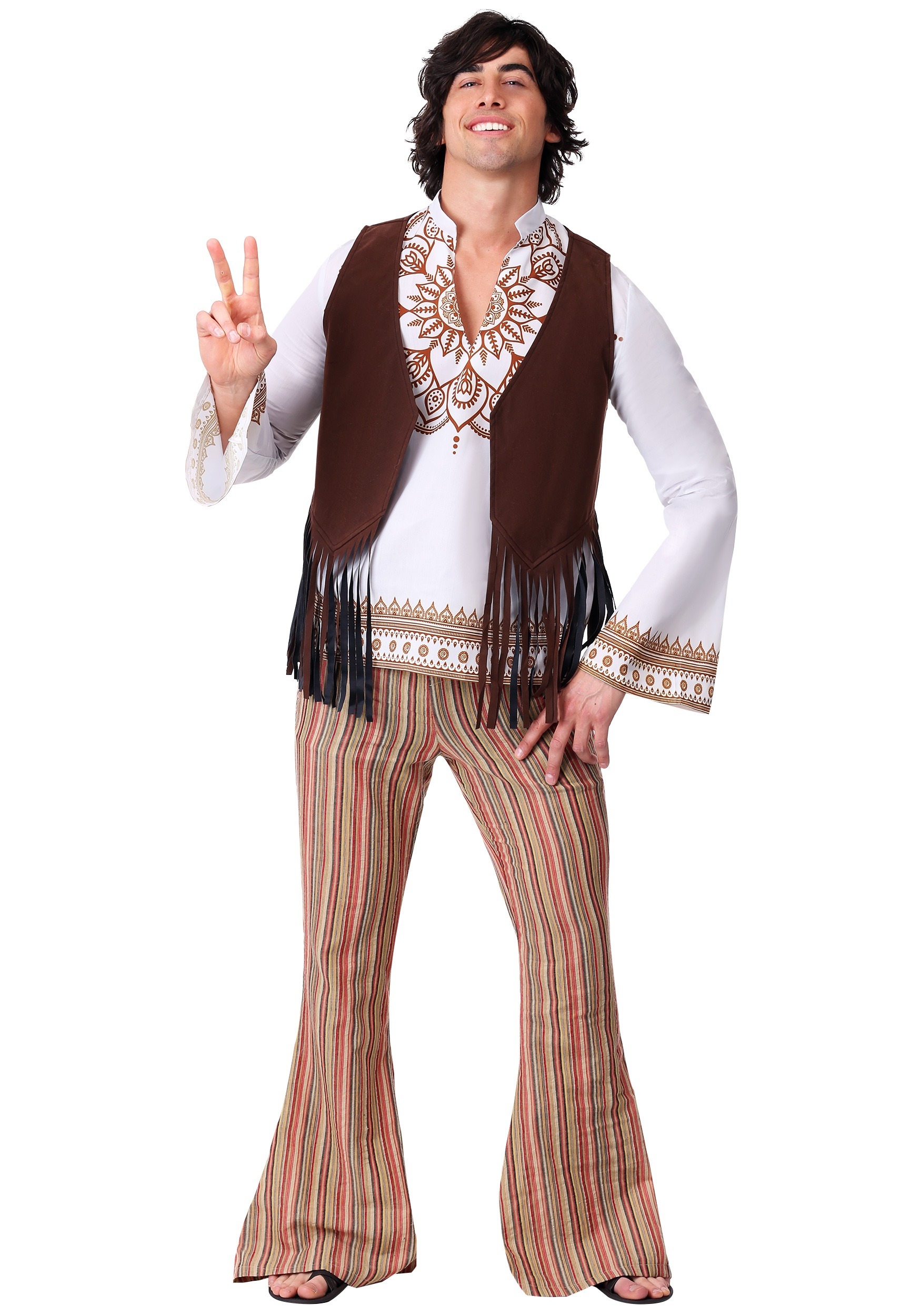 Woodstock Hippie Men's Costume