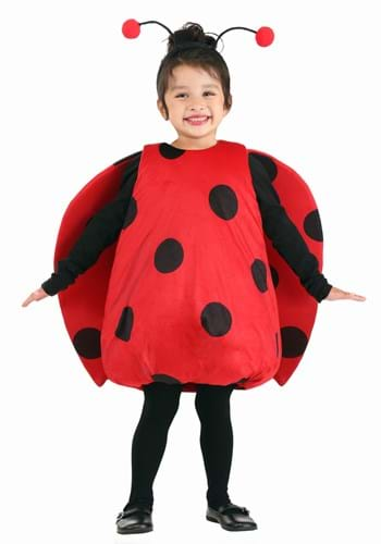 Click Here to buy Toddler Itty Bitty Ladybug Girls Costume from HalloweenCostumes, CDN Funds & Shipping