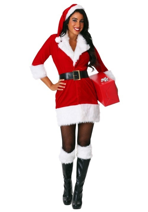 Women's Plus Secret Santa Costume