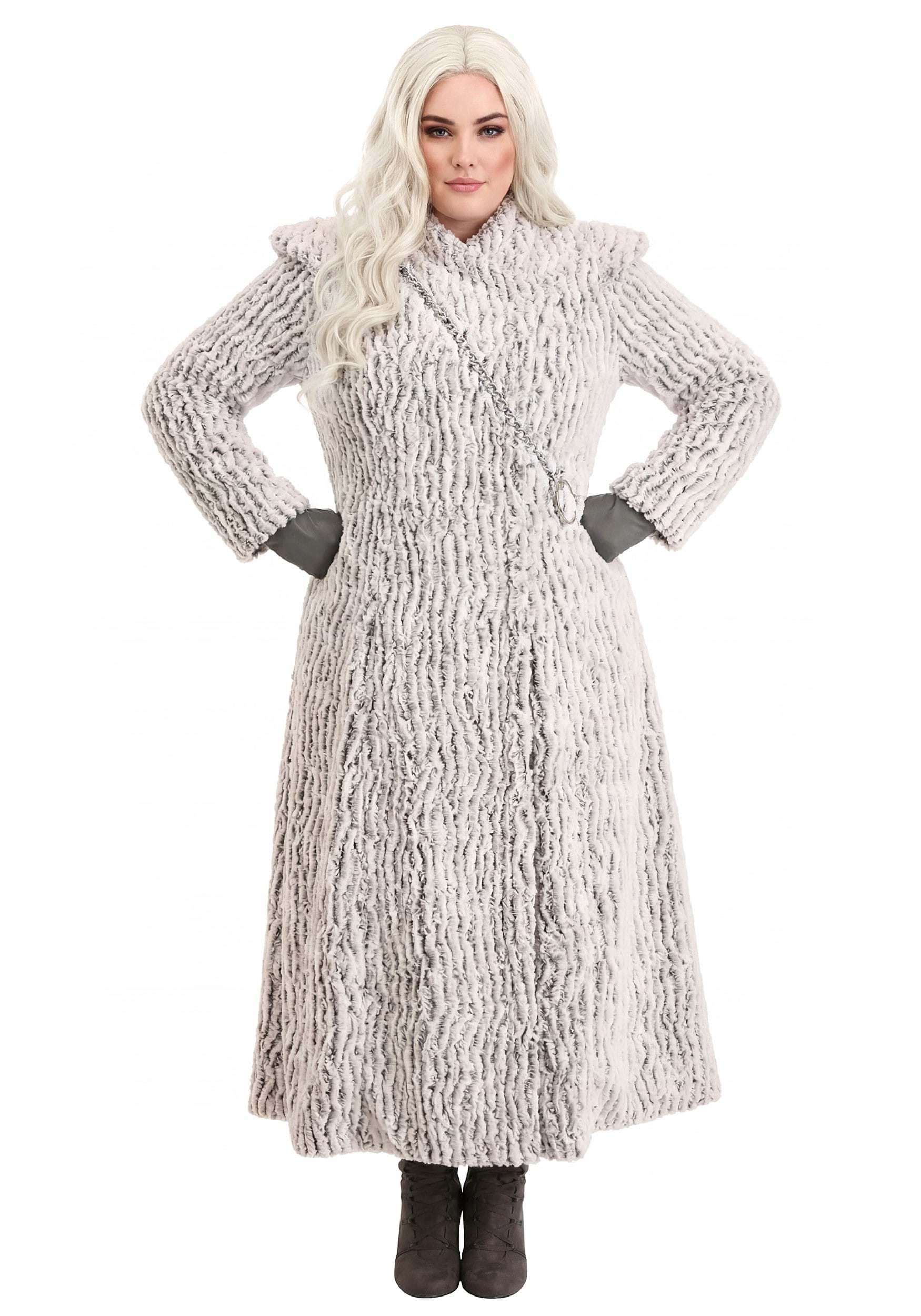 Plus Size Women's Winter Dragon Queen Costume | Game of Throne Costumes