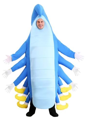 Adults Blue Caterpillar Costume | Unique Halloween Costume