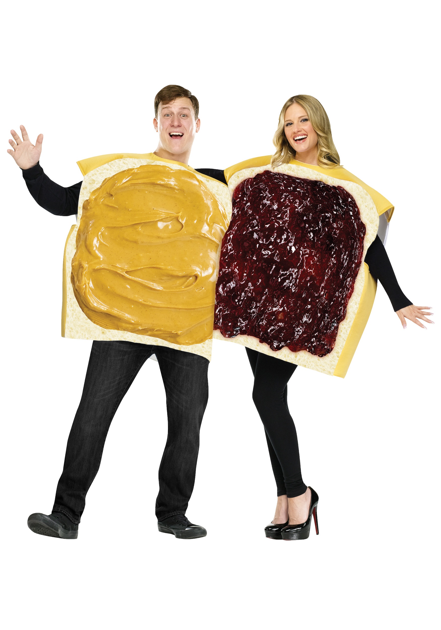 Adult Couples Peanut Butter And Jelly Costume