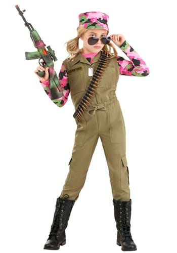 Pink Camo Army Costume for Girl s