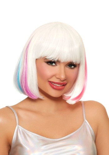 Click Here to buy Hidden Rainbow Mid-Length Wig from HalloweenCostumes, CDN Funds & Shipping