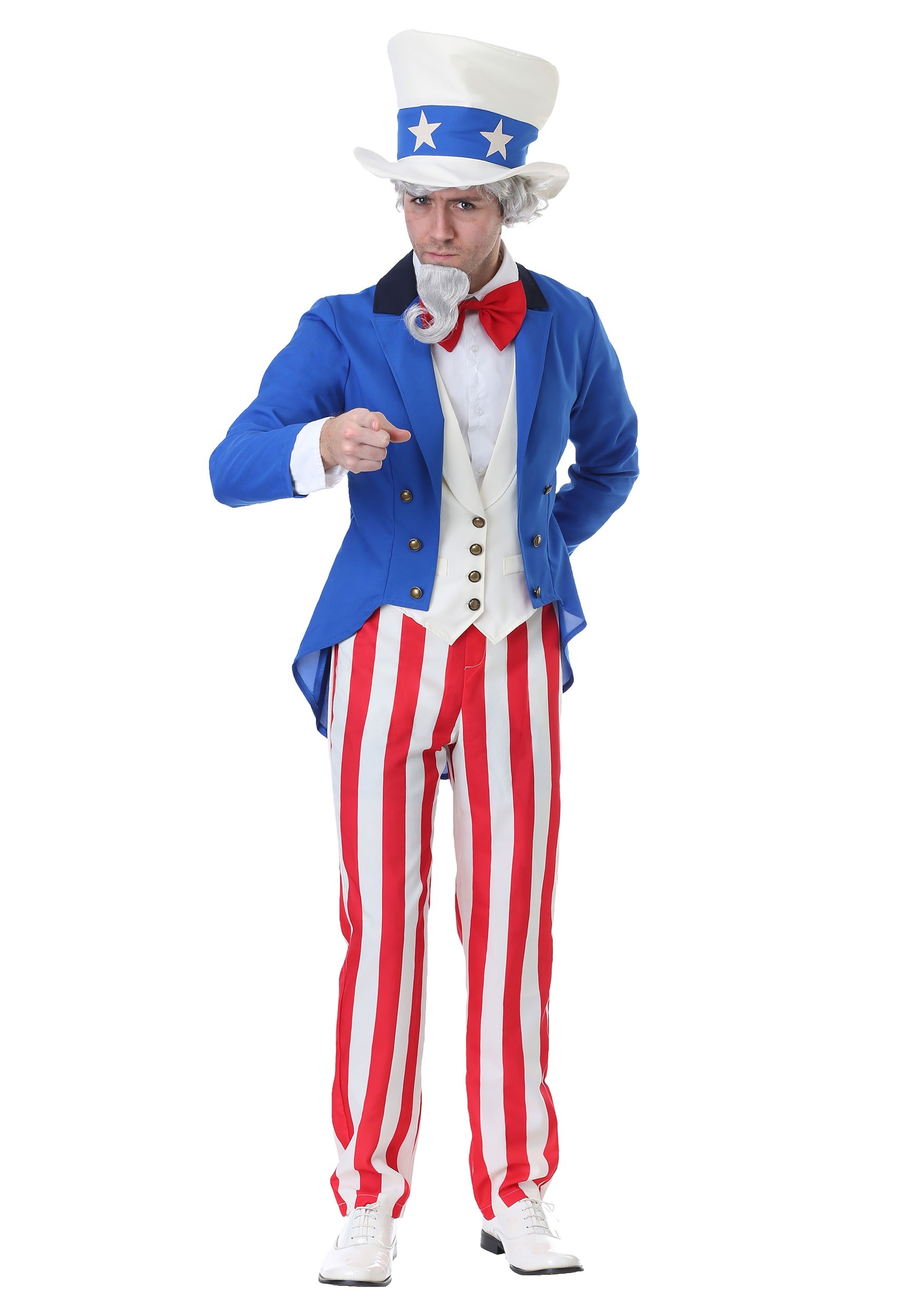 Classic Plus Size American Uncle Sam Costume , 4th Of July Costumes
