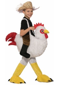 Ride a Chicken Kids Costume