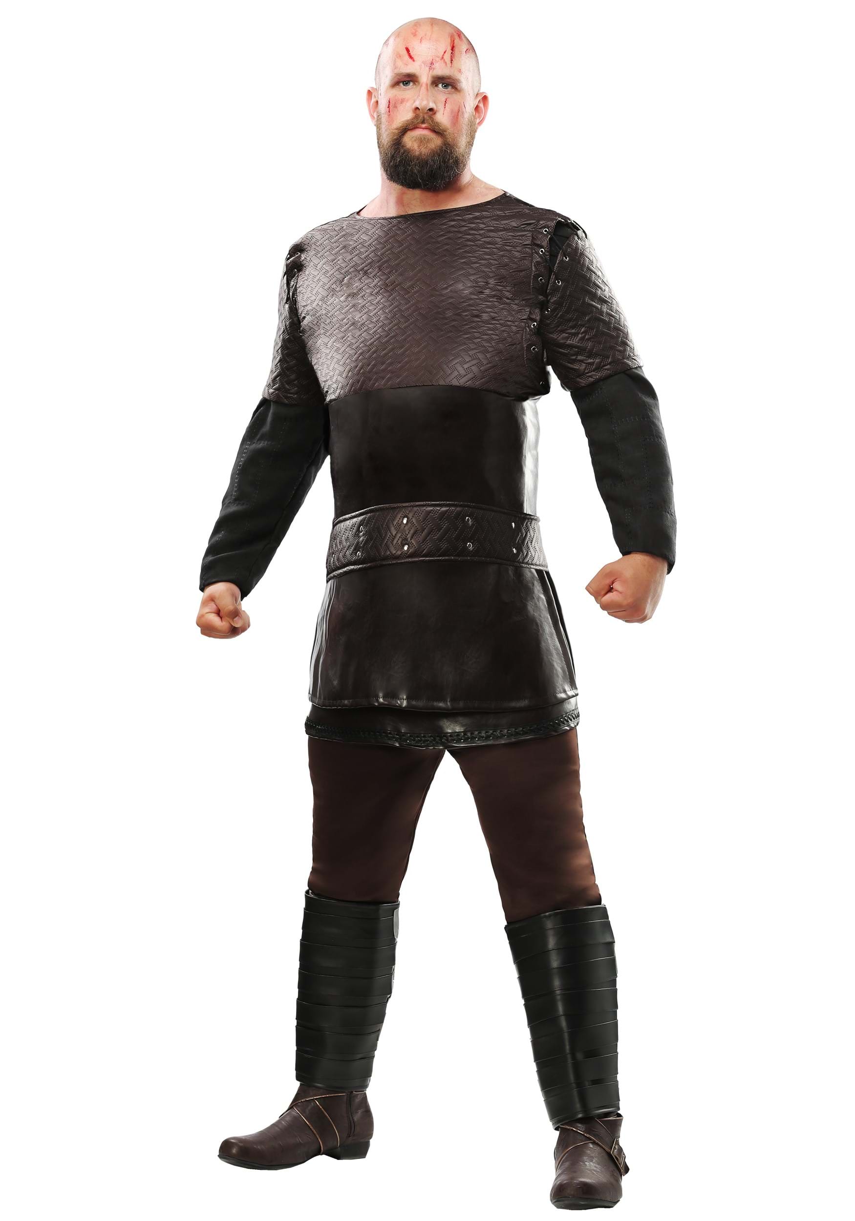 Men's Plus Size Vikings Ragnar Lothbrok Costume | Vikings Costumes