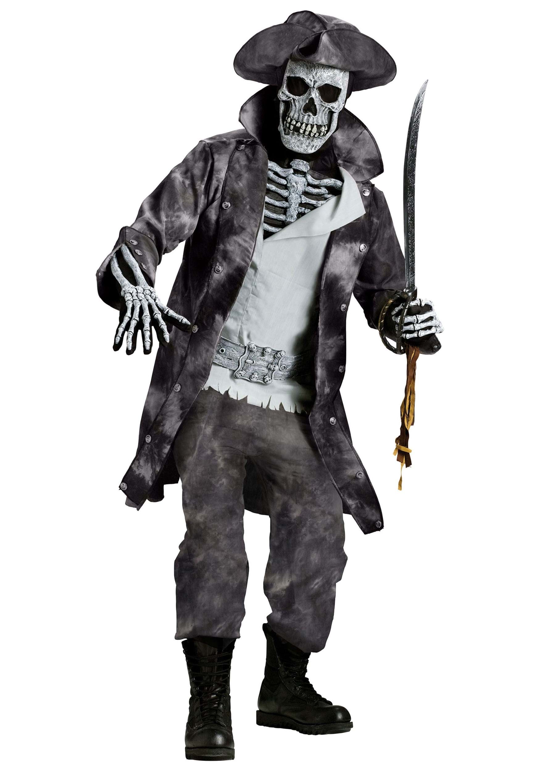 Ghost Pirate Costume , Ghost Halloween Costume For Adults