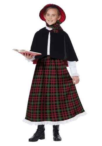 Click Here to buy Girls Holiday Caroler Costume from HalloweenCostumes, CDN Funds & Shipping