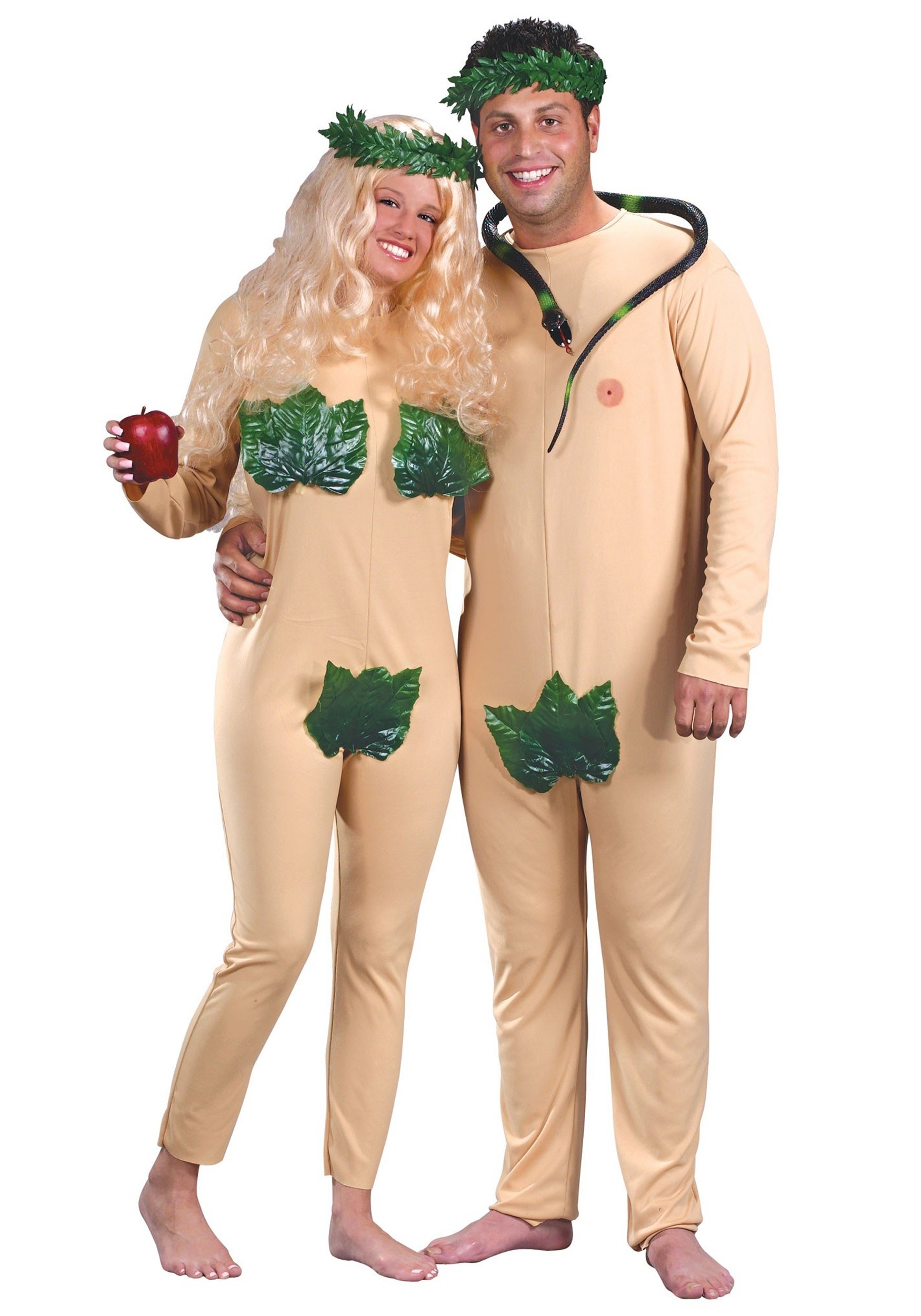 Adam And Eve Couples Halloween Costume , Couples Costumes