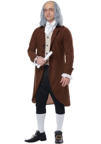 Click Here to buy Benjamin Franklin Adult Costume from HalloweenCostumes, CDN Funds & Shipping