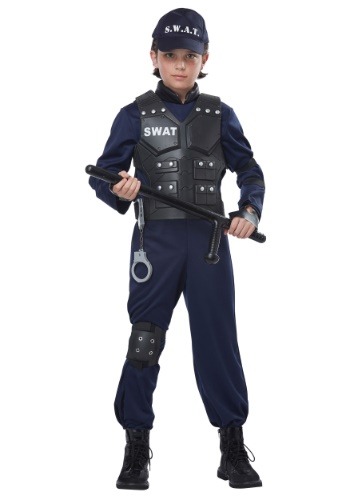 Click Here to buy Junior SWAT Costume for a Kids from HalloweenCostumes, CDN Funds & Shipping